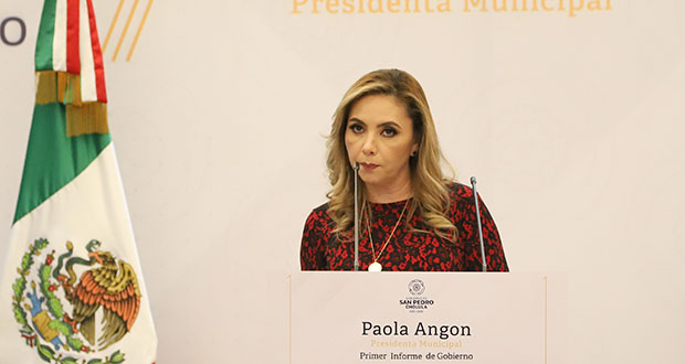 Paola Angon buscará reelección como presidenta municipal de San Pedro Cholula