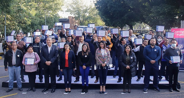 Comuna de Puebla reconoce a 500 transportistas por capacitaciones de género