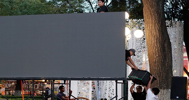 Analizan transmitir final del Mundial en pantalla gigante en Puebla capital