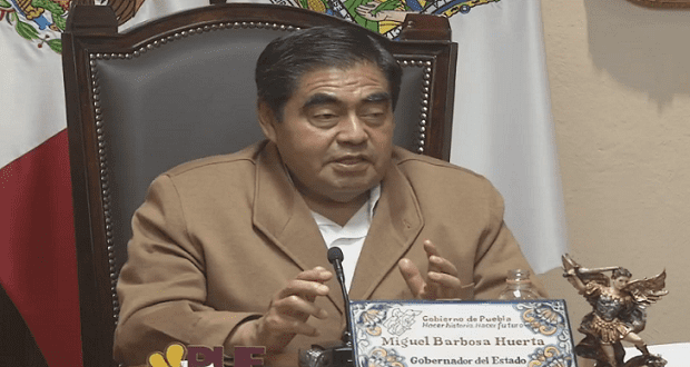 Barbosa celebra marcha convocada por AMLO; prevé 50 mil asistentes en Puebla