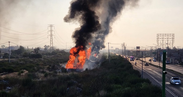 Incendios en ductos de Pemex afectan tres municipios de Edomex