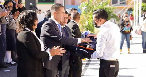 Tlatehui encabeza ceremonia cívica de noviembre en San Andrés Cholula