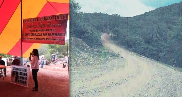 Piden terminar carretera en comunidades de Petlalcingo iniciada hace 20 años