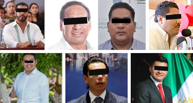 Desde 2019, suman 7 ediles y 8 exalcaldes detenidos en Puebla