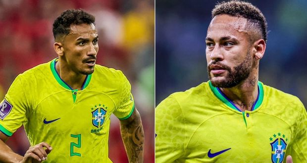 Neymar y Danilo, bajas el resto de la fase de grupos por lesión