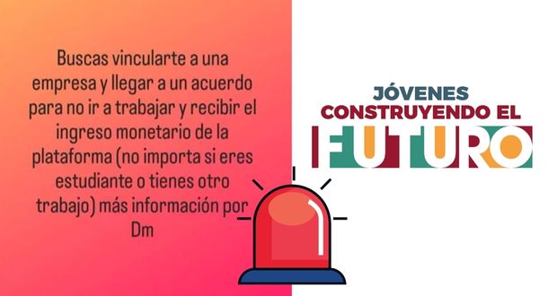 Otro fraude: ofrecen entrar a Jóvenes Construyendo el Futuro por $400