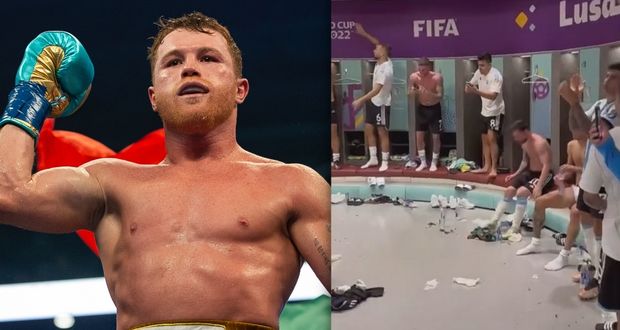 Canelo amenaza a Messi por “patear” playera del Tri; Agüero responde