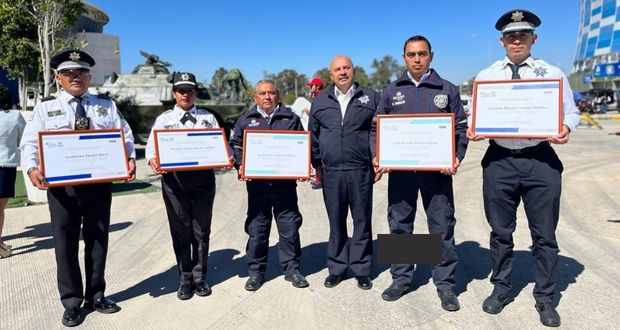 CCE reconoce labor de 5 policías de San Andrés Cholula