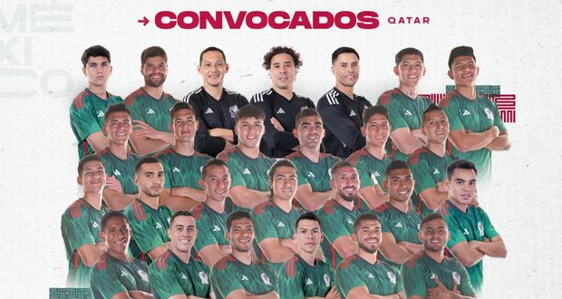 Sin Lainez ni Santi Giménez, ello son los 26 del “Tri” para Qatar