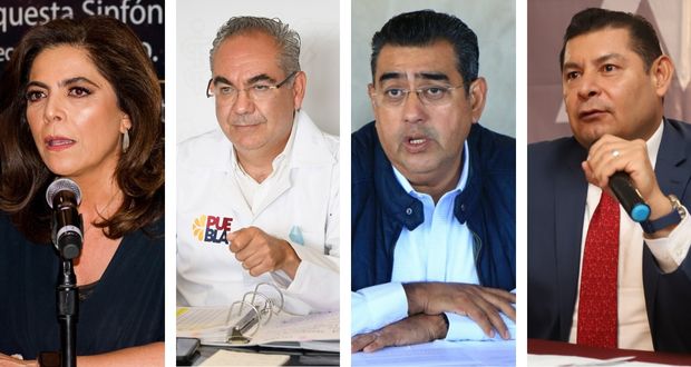 Salomón, Martínez, Céspedes y Armenta se apuntan a marcha de la 4T en Puebla