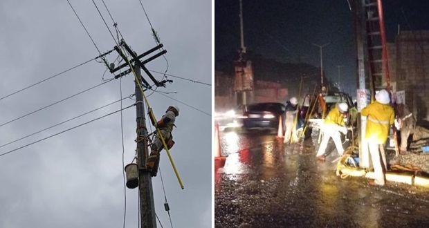CFE restablece servicio a estados afectados por tormenta Lisa