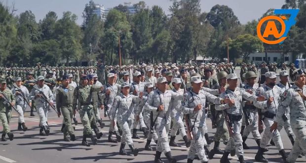 Así practica el Ejército de México para el desfile del próximo 20 de noviembre, en CDMX