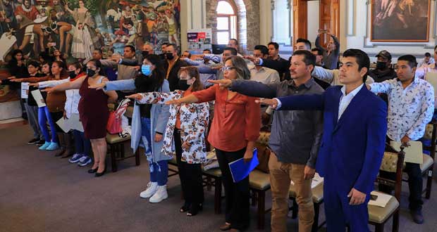 Rinden protesta 29 inspectores de Puebla capital para 2022-2025