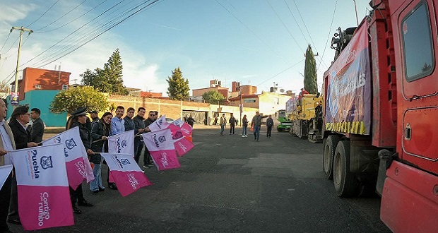 Comuna de Puebla inicia obras de rehabilitación en la 18 Oriente