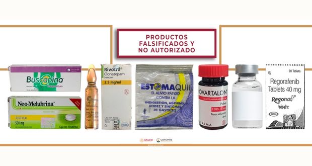 Cofepris alerta sobre falsificación de 7 medicamentos y venta ilegal de fármaco no autorizado