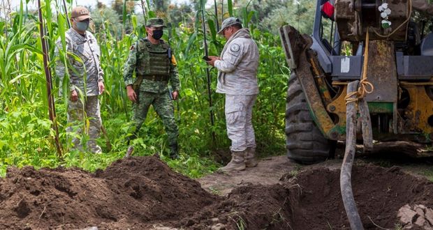 Vigilancia de ductos de Pemex en Puebla compete a Sedena y GN: Barbosa