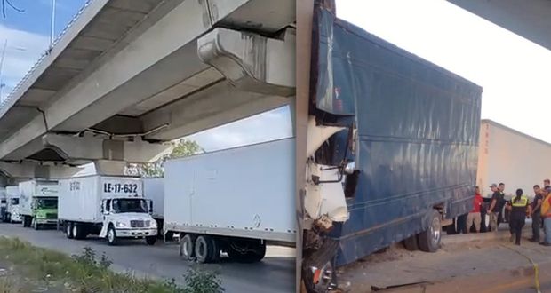Tras 4 horas, liberan la México-Puebla; tráiler choca y vuelve tráfico