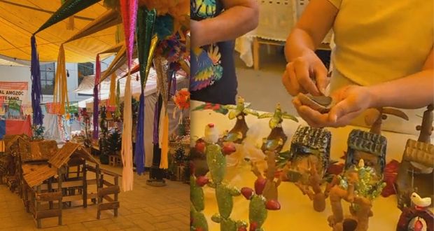 En Amozoc, familias elaboran nacimientos para sostenerse y mantener tradición