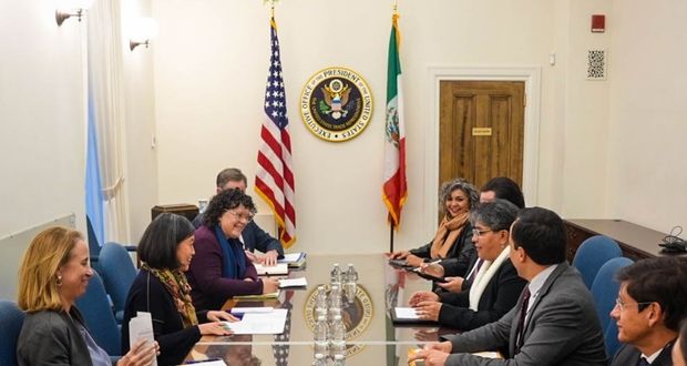 Se reúne la Secretaria Raquel Buenrostro con la Representante Comercial de Estados Unidos, Embajadora Katherine Tai