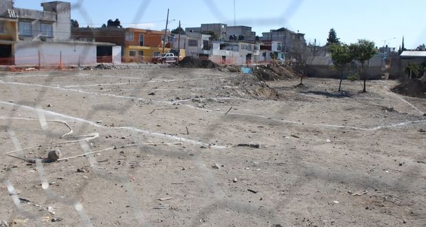 Ayuntamiento pavimentará predio del Batán para afectados de Xochimehuacan