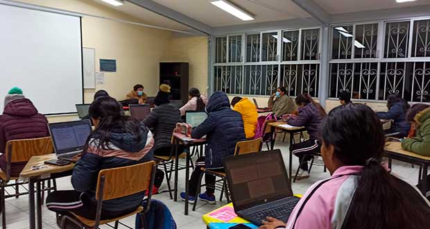 Normal "Carmen Serdán", en Teteles, regresa a clases presenciales