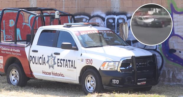 Policía estatal choca patrulla en Santo Tomás Hueyotlipan; un herido