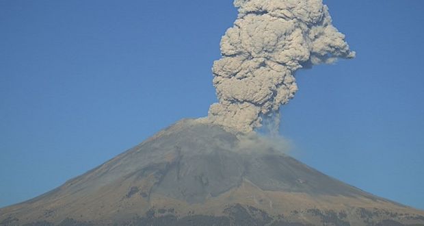 En 24 horas, 128 exhalaciones de Popocatépetl; satélite capta domo
