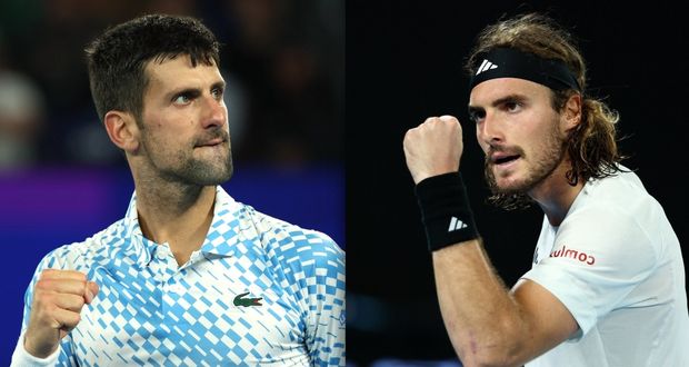 Djokovic y Tsitsipás disputarán la copa en al final varonil del Australian Open