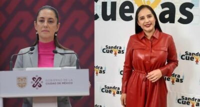 Tras hallazgo de propaganda, Sheinbaum y Cuevas protagonizan otro round