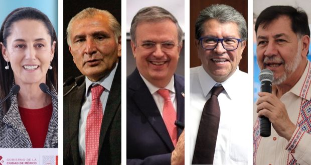 Van 5 presidenciables de 4T por apoyo de diputados en plenaria de Morena