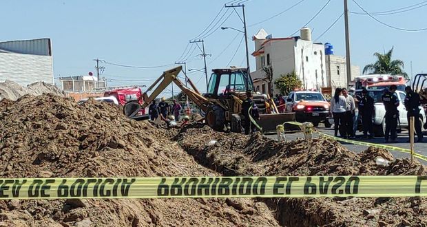 Derrumbe en obra de drenaje deja un trabajador muerto en La Resurrección