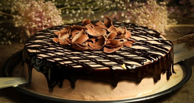 Pastel auténtico chocolate