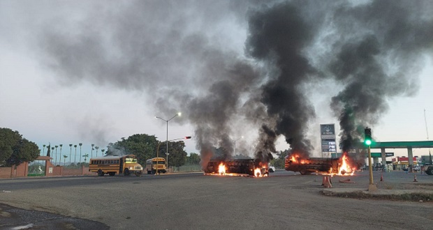 Reportan balaceras y bloqueos en Culiacán; suspenden clases