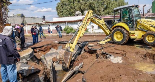 Conagua bajará caudal de agua a Edomex para reparar fuga en Ecatepec