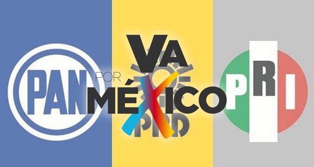 PRI, PAN y PRD acuerdan repetir “Va por México” en Puebla y país en 2024