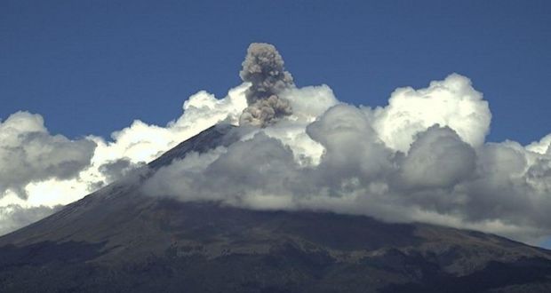 Caerá ceniza en estos municipios de Puebla, tras explosión del Popo