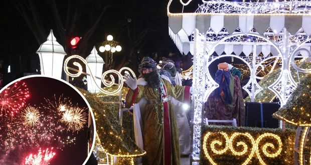 Con ilusión, poblanos disfrutan desfile de Reyes Magos en el centro