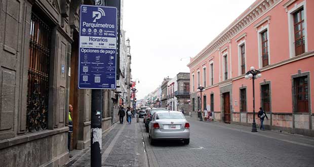 Parquímetros seguirán operando durante Semana Santa en Centro de Puebla capital