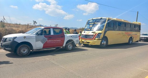 Detiene SMT unidades de autotransporte federal por irregularidades