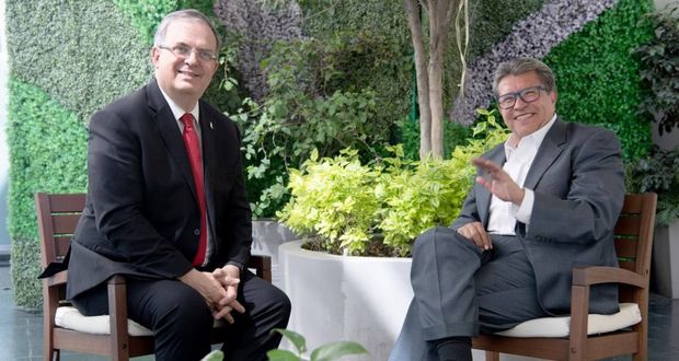 Monreal y Ebrard se encuentran en el Senado; analizan pendientes 