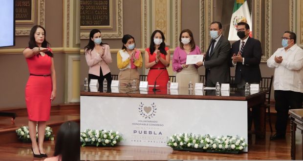 Rinde protesta como titular del Voluntariado del Congreso del Estado Vania Vidal Marcelo
