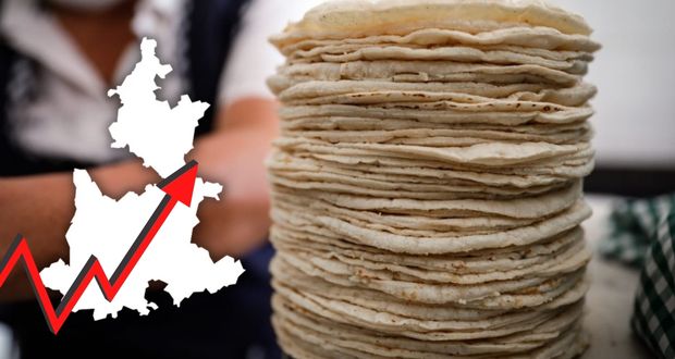 En un año, tortilla en Puebla sube 19.8%, pero es la más barata del país