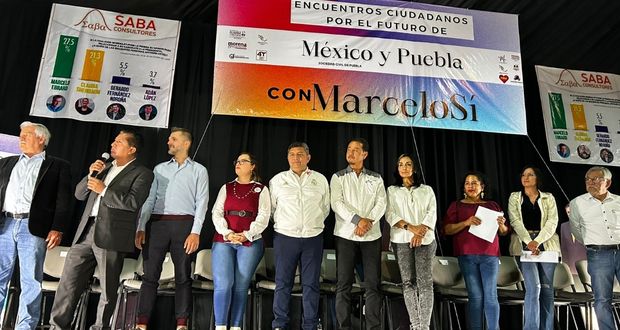 Presentan propuestas en encuentro "Puebla con Marcelo Sí"
