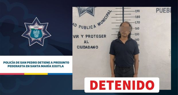 Policía de San Pedro detiene a presunto pederasta en Santa María Xixitla
