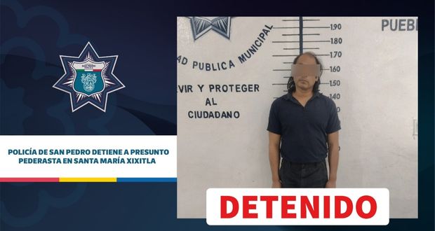 Policía de San Pedro detiene a presunto pederasta en Santa María Xixitla 