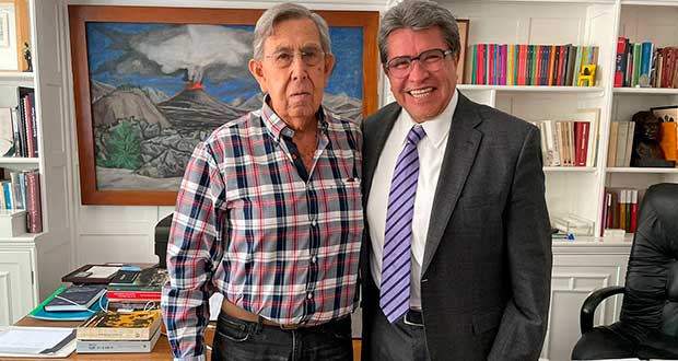 Monreal y Cárdenas dialogan sobre desafíos de la República 
