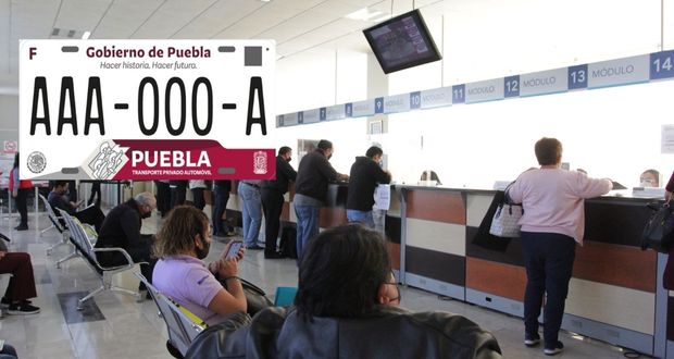 Canje de placas en Puebla: costo, requisitos y cómo hacerlo
