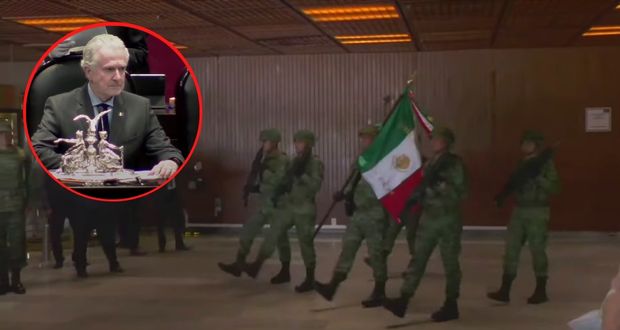 Militares entraron armados a Cámara de Diputados por protocolo: Sedena