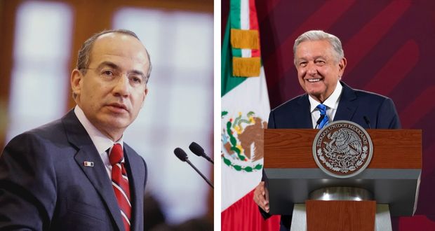 AMLO reta a Calderón: pide explique relación con García Luna en mañanera