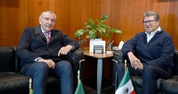 En reunión, Monreal y Adán Augusto abordan pendientes legislativos.